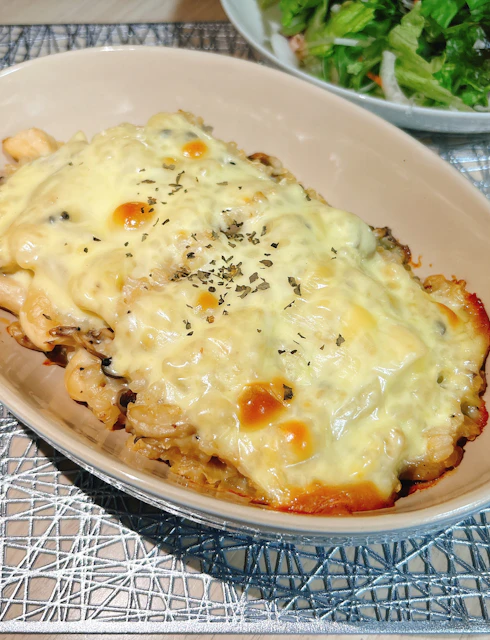 【とろーり濃厚】きのことチキンの玄米ドリア