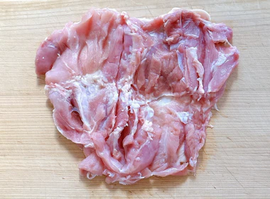 下ごしらえ(鶏もも肉)