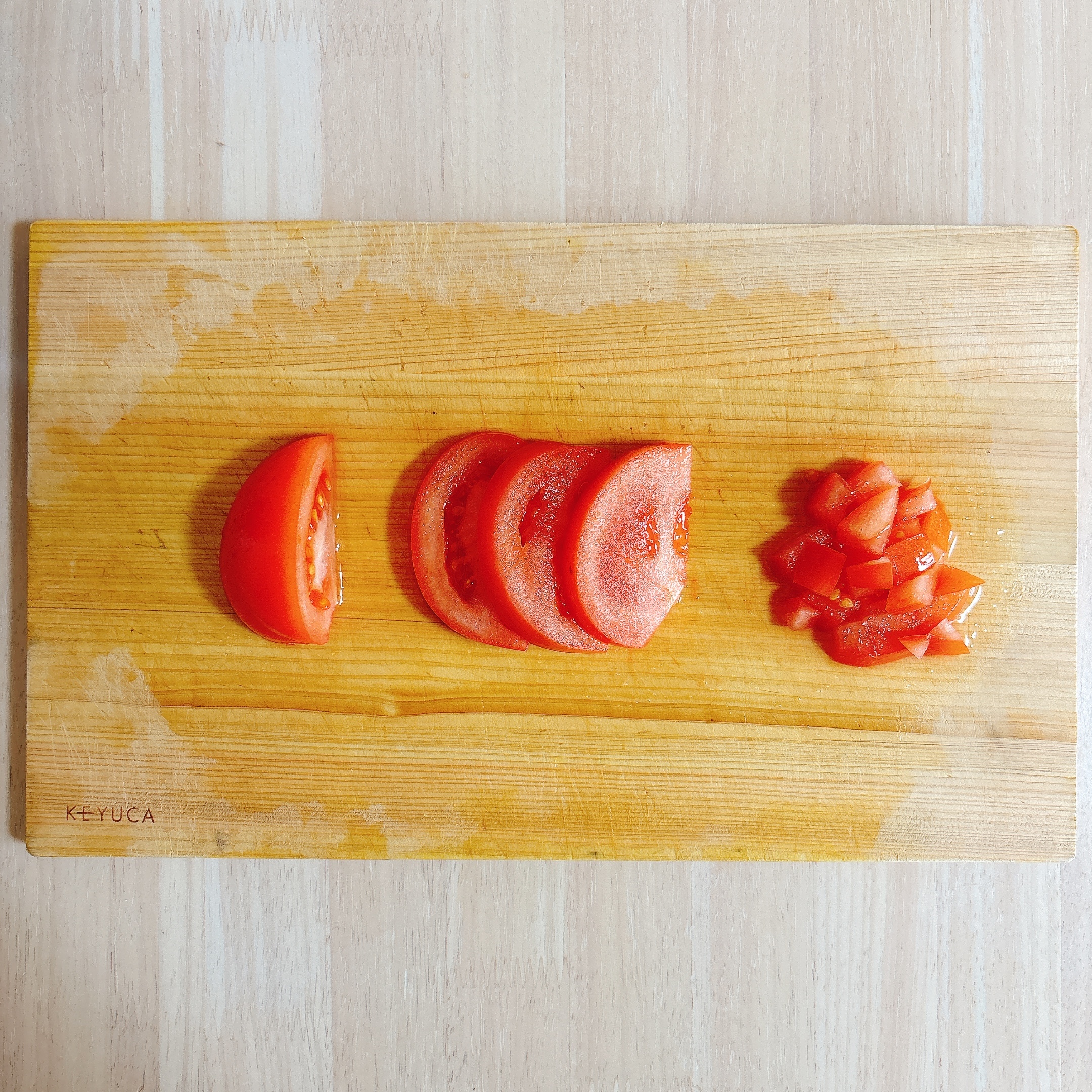 下ごしらえ（トマト）