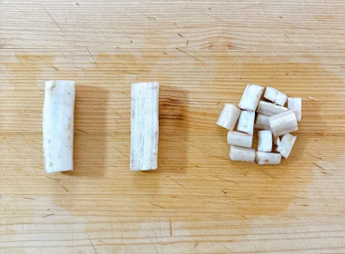 下ごしらえ(ごぼう)