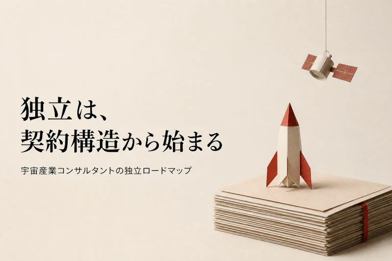 宇宙産業コンサルタントとして独立する方法とロードマップ