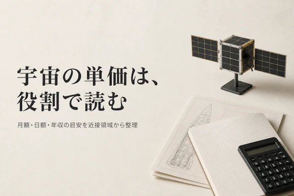 宇宙産業コンサルタントの単価相場と年収の目安