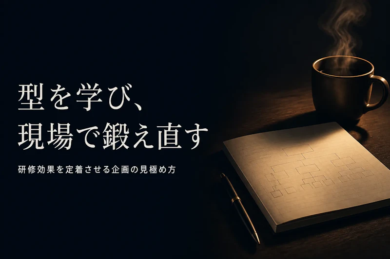 ロジカルシンキング研修で扱われる内容とは、効果を定着させる企画のポイント