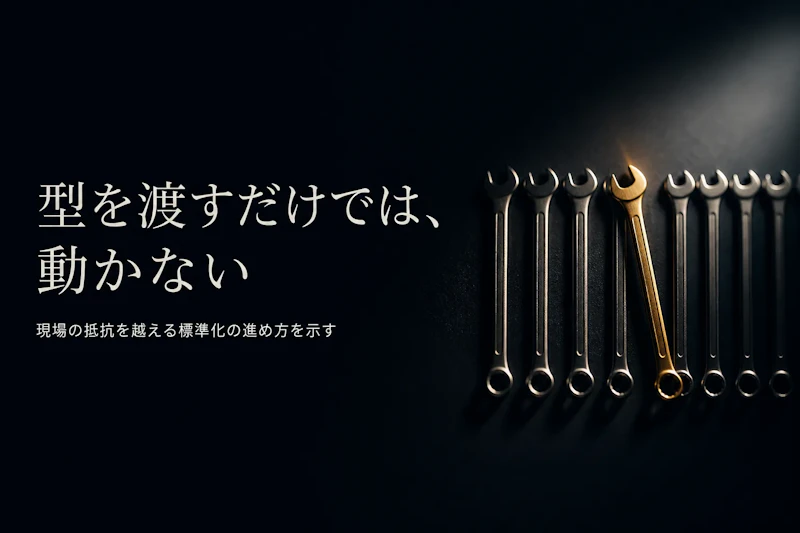 業務の標準化とは？進め方と実務で押さえるポイント