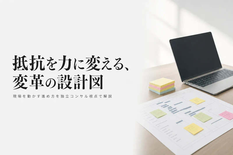 チェンジマネジメントの進め方｜コンサルタントが使う変革推進の型