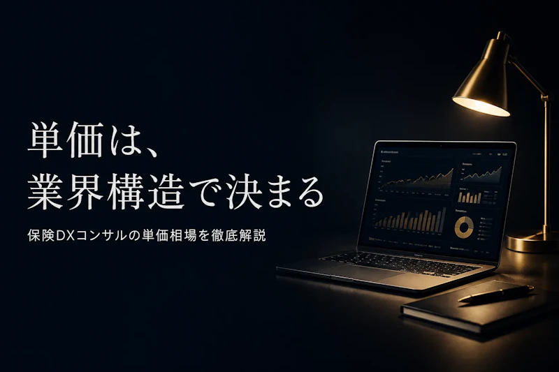 インシュアテックコンサルタントの単価相場とは?保険業界特有の単価要因を解説