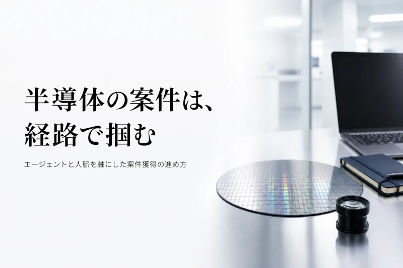 半導体コンサルタントの案件獲得方法｜フリーランスが実践すべきこと