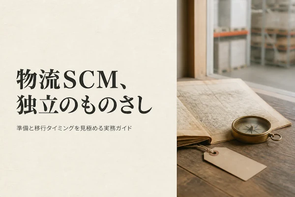 物流SCMコンサルタントとして独立する方法｜準備とタイミングの見極め方