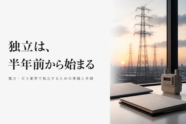電力・ガスコンサルタントとして独立する方法｜準備からステップまで