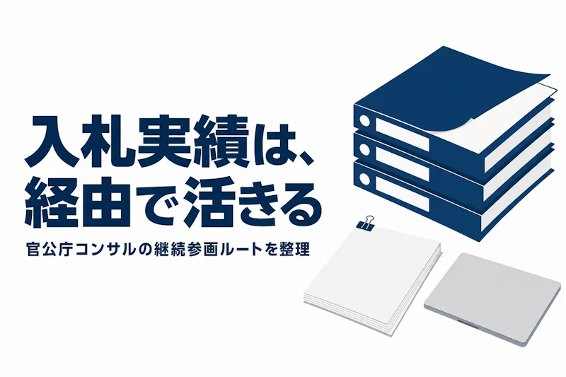 官公庁コンサルタント フリーランス エージェント比較【2026年版・入札実績が活きる案件の探し方】