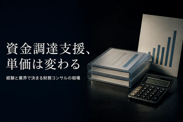 財務コンサルタントがフリーランスとして独立した場合の単価相場