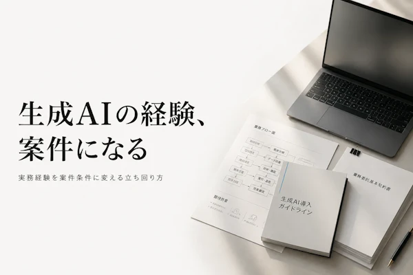 生成AI活用コンサルタントがフリーランスで案件を獲得する方法
