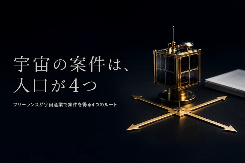 宇宙産業コンサルタントの案件獲得方法｜フリーランスが実践すべきこと