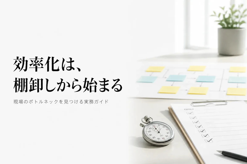 業務効率向上の進め方とは？具体的な取り組み方