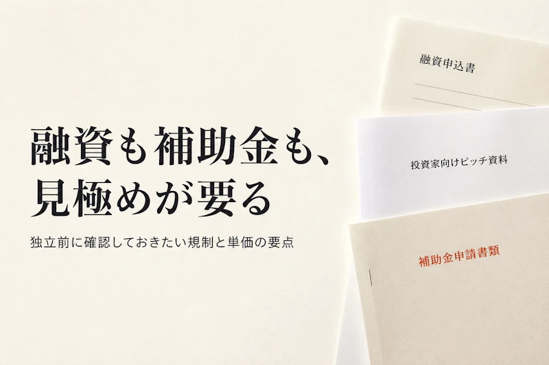 資金調達支援で独立するコンサルタントが押さえる論点｜案件の実態と準備すべきこと