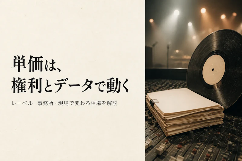 音楽業界コンサルタントの単価相場とは?レーベル・イベント案件別に解説