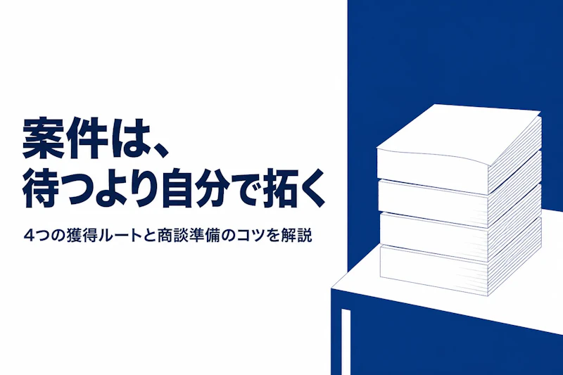 M&Aアドバイザリーコンサルタントの案件獲得方法｜フリーランスが実践すべきこと