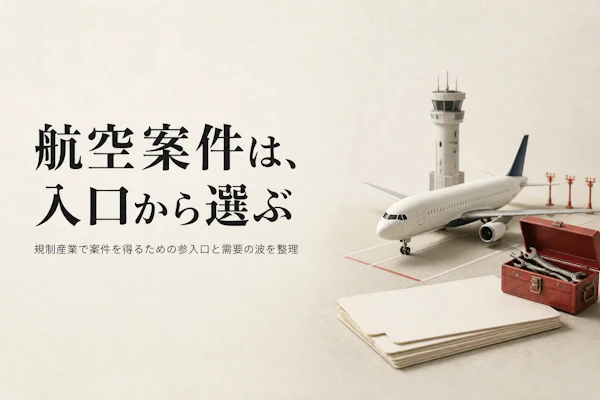 航空業界のコンサル案件｜需要の波とフリーランスの参入口