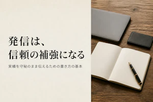 フリーランスコンサルのnote・ブログ活用｜実績を伝わる形で発信する