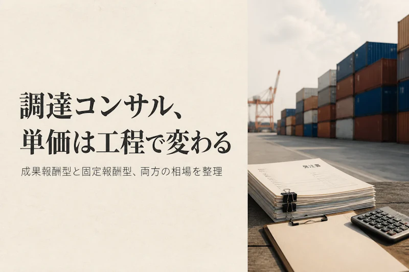 購買・調達コンサルタントがフリーランスで働く際の単価相場を解説