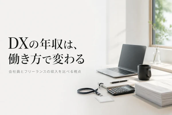 DXコンサルの年収はいくら？会社員とフリーランスで比べた収入の差