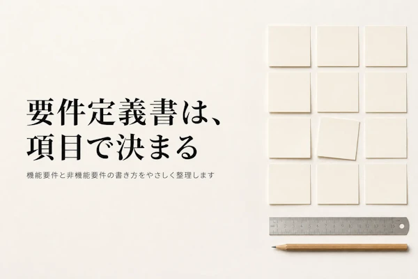 Web開発における要件定義書の書き方とは？押さえるべき項目と整理のポイント