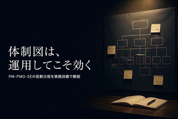 システム開発の体制図の作り方と記載すべき役割