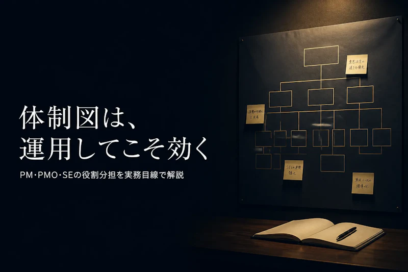 システム開発の体制図の作り方と記載すべき役割