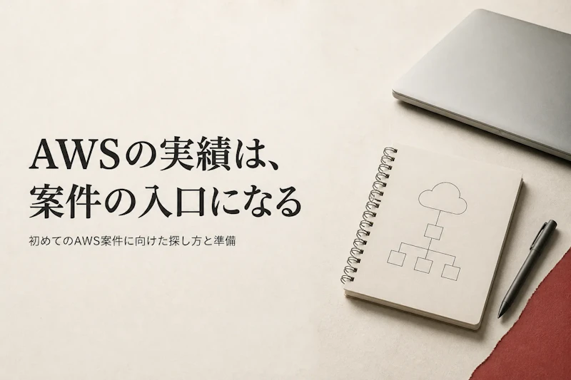 AWSコンサルのフリーランス案件の探し方｜未経験領域からの入り方と注意点