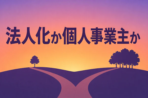 コンサルタントの法人化 vs 個人事業主【独立時の形態選択ガイド2026年版】