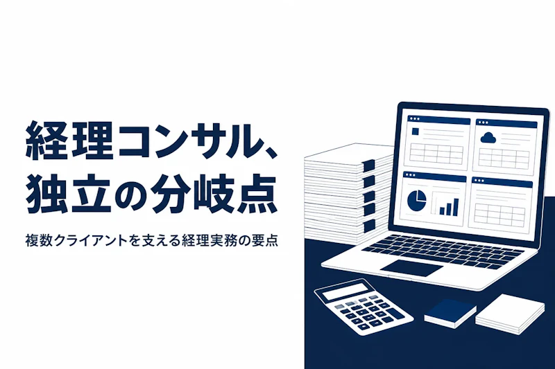 経理コンサルタントの独立ガイド:フリーランス転向で押さえるべきポイント
