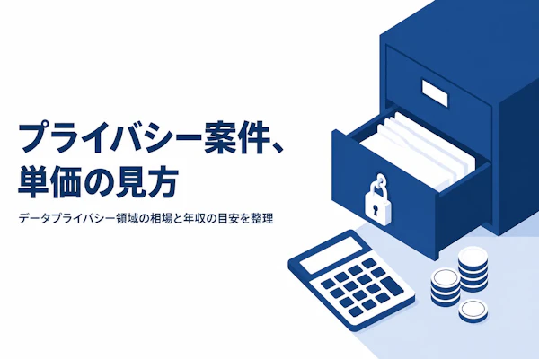 データプライバシーコンサルタントの単価相場と年収の目安