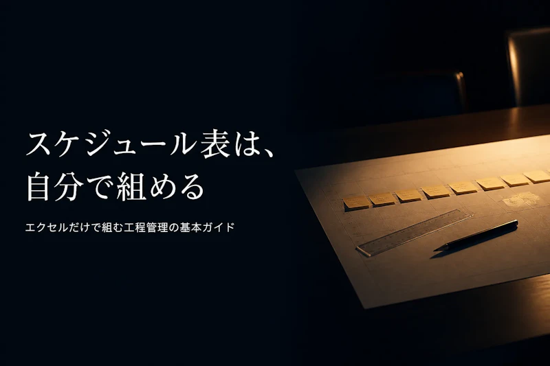 エクセルで作るガントチャートの基本と選び方