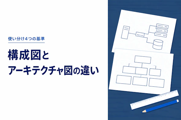 システム構成図とアーキテクチャ図の違い｜使い分け4つの基準