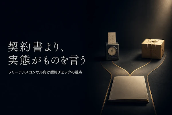 フリーランスコンサルタントの業務委託・準委任・請負の違いとは
