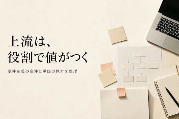 要件定義フリーランスの案件と単価｜上流工程で評価される経験