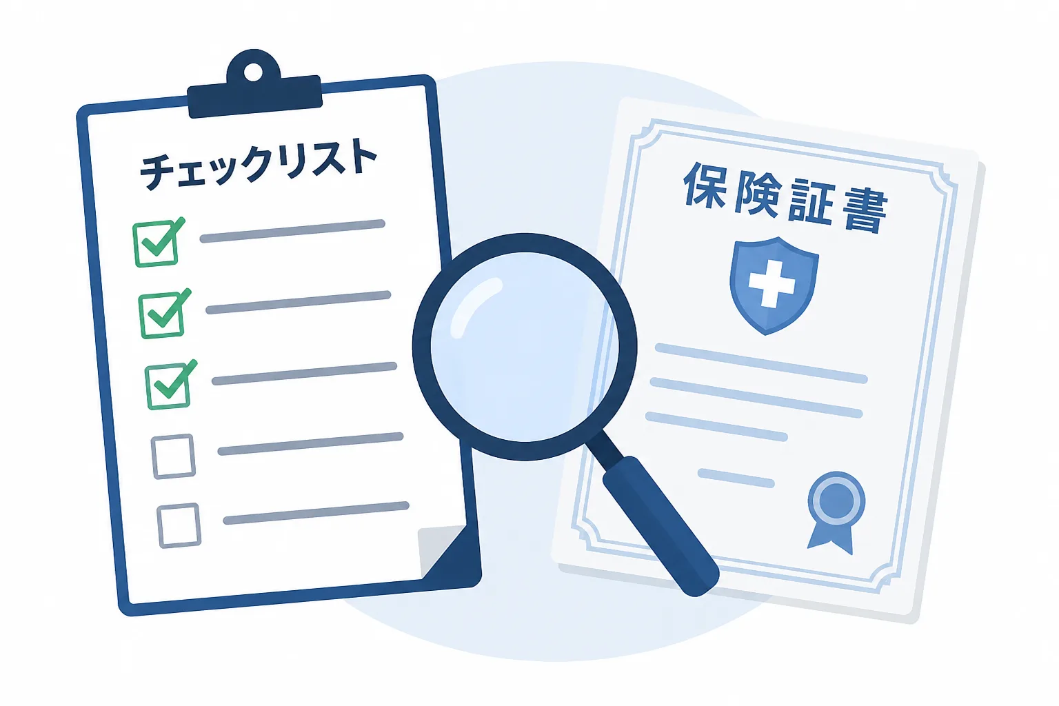 保険業法や手数料体系を確認するチェックリストの図解