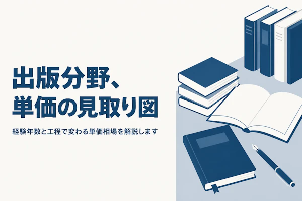 出版コンサルタントの単価相場は？年収・報酬の目安を解説