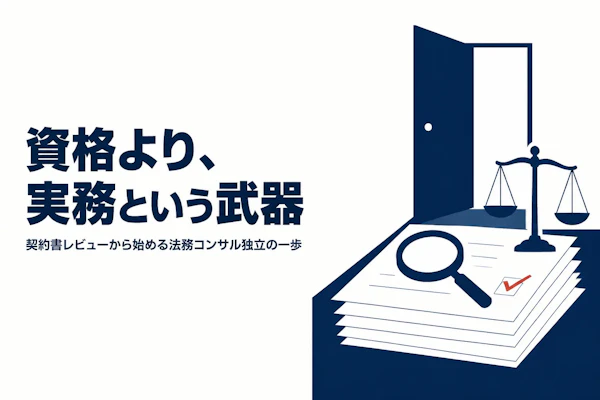 法務コンサルタントとして独立するための資格・実務要件を整理する