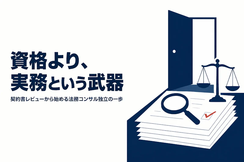 法務コンサルタントとして独立するための資格・実務要件を整理する