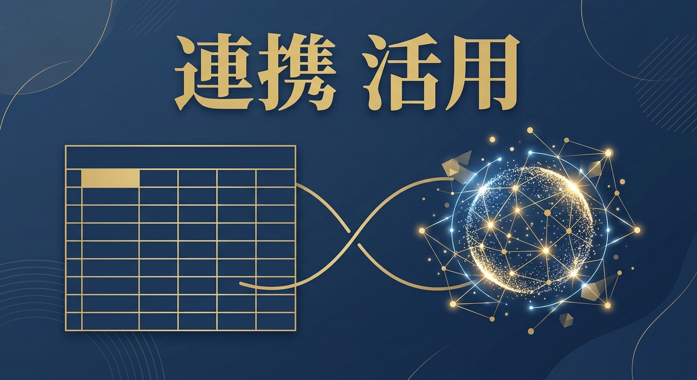 Excelテンプレートと生成AIを組み合わせたWBS作成のイメージ
