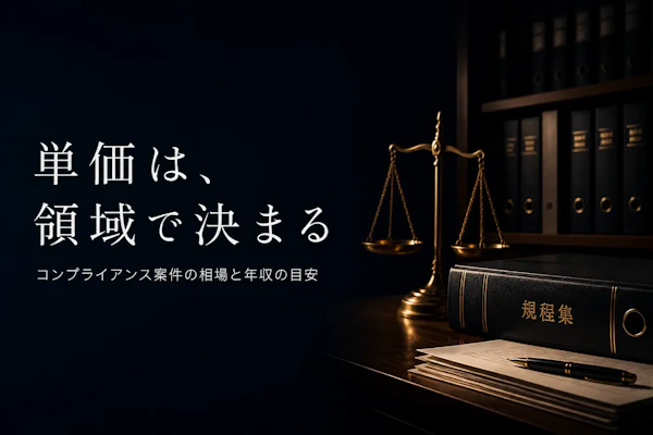 コンプライアンスコンサルタントの単価相場と年収の目安