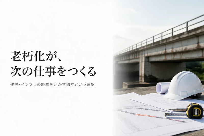 建設・インフラコンサルタントのフリーランス将来性｜市場動向と磨くべき実務スキルを解説