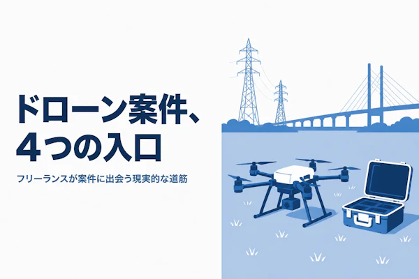 ドローンコンサルタントの案件獲得方法｜フリーランスが実践すべきこと
