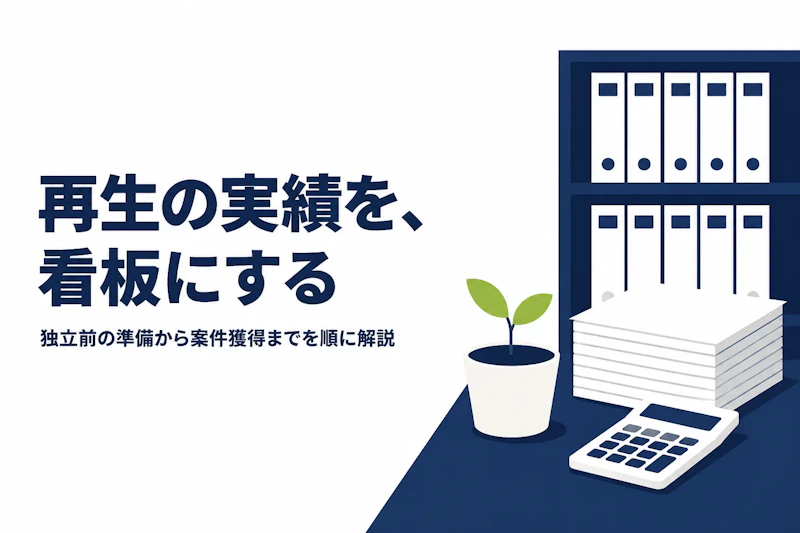 事業再生コンサルタントとして独立する方法｜準備からステップまで