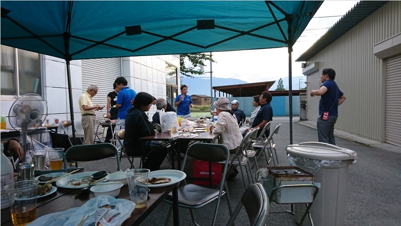 納涼BBQ大会の様子