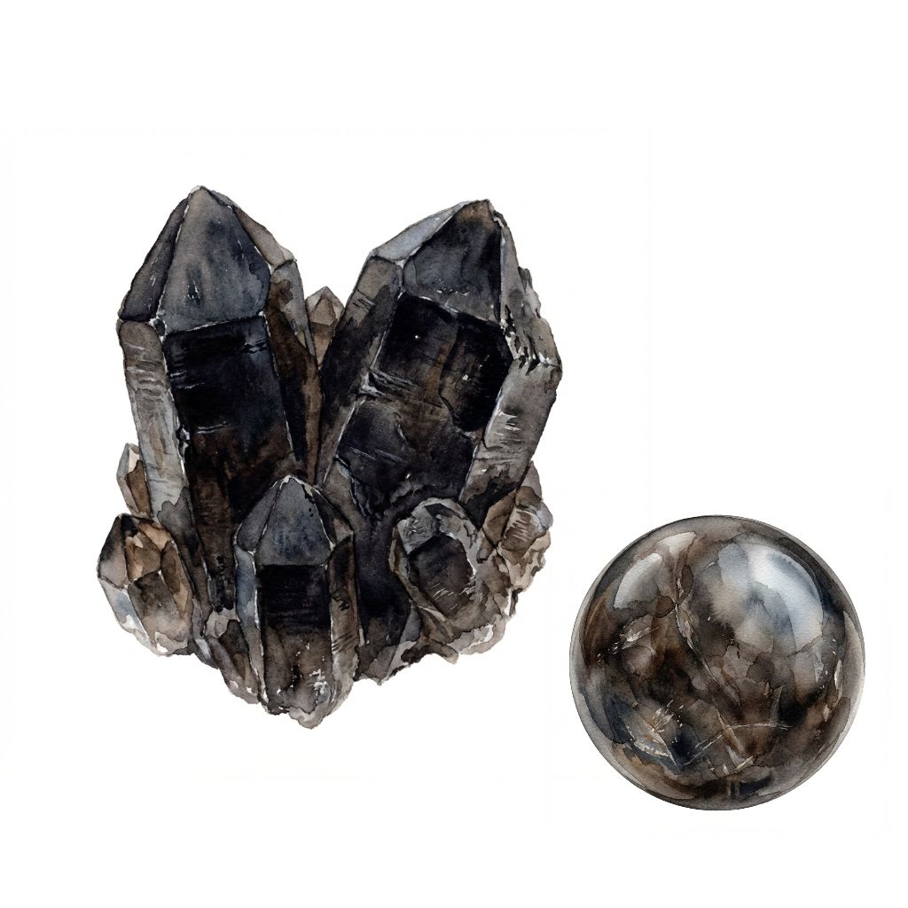 モリオン / 黒水晶 / ブラッククォーツ / ブラックスモーキークォーツ