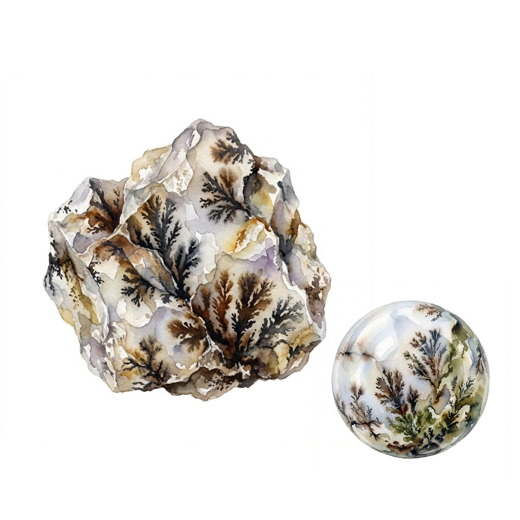 デンドリティックアゲート / 樹枝状瑪瑙 - パワーストーンと天然石の雑学