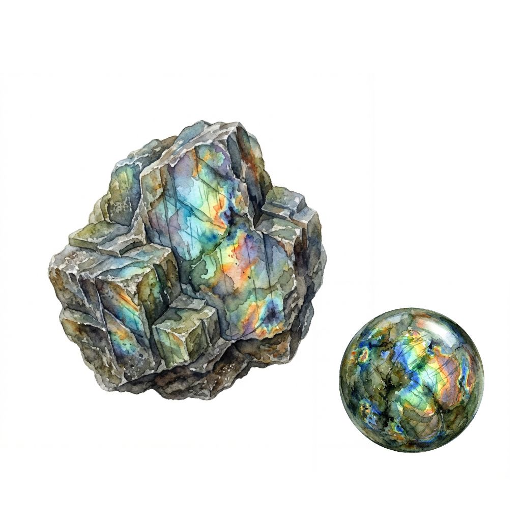 ラブラドライト / 曹灰長石 / レインボームーンストーン