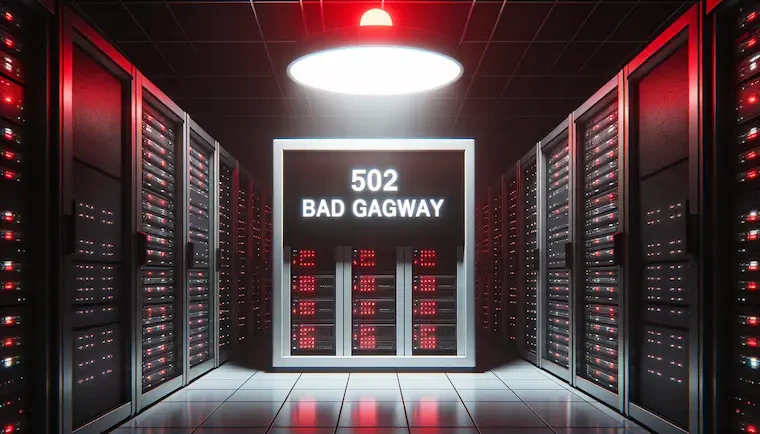 サーバー通信エラー「502 Bad Gateway」: 原因とユーザーへの対応策サムネイル画像